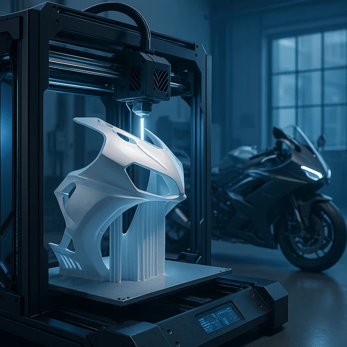 Изготовление мотоциклетного пластика